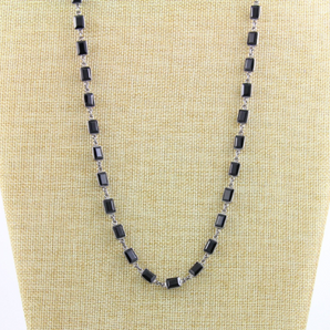 Black Onyx Fancy Mixcut Stone Chain (BC-BNX-91) - Beadspoint