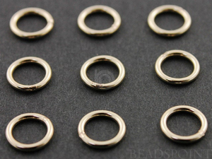 Gold Filled 22 GA 5 mm Jump Round Ring, (GF/JR22/5C) - Beadspoint