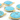 Turquoise Faceted Oval Connector Bezel, (BZC7105-MD) - Beadspoint