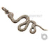 Pave Diamond Snake Pendant, (DPL-2469)