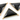 Black Onyx Faceted Arrow Head Triangle Bezel, (BZC9016/BLk) - Beadspoint