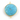 Turquoise Faceted Coin Connector, (BZCT8106) - Beadspoint