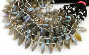 Labradorite Faceted Marquise, (LAB/MRQ/10x24) - Beadspoint