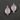 Rose Quartz Baby Pear Bezel, Sterling Silver, 14x18mm (BZCT7503) - Beadspoint