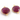 Dyed Ruby Faceted Coin Connector, ( RBZCT01-A) - Beadspoint