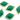 Green Onyx Faceted Diamond Connector, (BZC8045) - Beadspoint