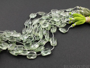 Green Amethyst Medium Micro faceted Chicklets, (GAMmedchic) - Beadspoint