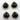 Black Onyx Faceted Heart Bezel Connector w/ 3 Rings, (BZC9013) - Beadspoint