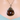 Whisky Topaz Gem Drop Pendant in Sterling Silver (GBD-007) - Beadspoint
