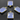 Blue Light Lavendar Chalcedony Faceted Chicklet Bezel, (BZC7478) - Beadspoint