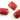 Red Onyx Faceted Chicklet Connector,  (BZC7463) - Beadspoint