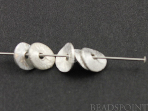 Sterling Silver Wafer Disc Spacer, (BR/6302/8) - Beadspoint