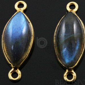 Labradorite Bezel Marquise Bezel, (LABMARQ01) - Beadspoint