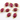 Ruby Faceted Oval Connector, (BZC7348-C) - Beadspoint