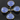 Light Indigo Faceted Chalcedony Heart Bezel, (BZC7040) - Beadspoint