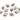 Labradorite Faceted Cushion Connector, (Lab/CNT/2004) - Beadspoint