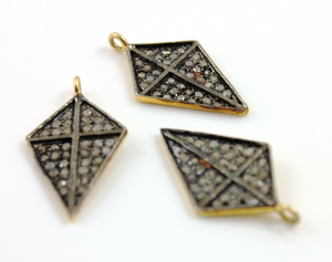 Pave Diamond Triangle Pendant, (DCH/CR135) - Beadspoint