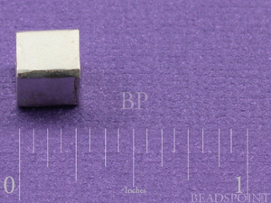 Thai Hill Tribe Cube Rectangular Spacer Bead, (HT 40051 (11)) - Beadspoint