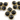 Black Onyx, 1.3'' Long Faceted Bezel, (BZC8088) - Beadspoint