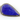 Lapis w/ White Sapphire, 1 Piece (LPS/WTZ/47x27) - Beadspoint