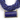 Lapis w/ White Sapphire, (LPS/WTZ/54x27 ) - Beadspoint
