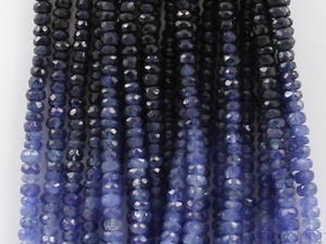 Blue Sapphire Shaded Roundels High Quality, SPHMICFRNDL(BMU) - Beadspoint