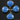 Cobalt Blue Faceted Heart Bezel, (BZC5004) - Beadspoint
