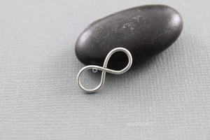 Sterling Silver Infinity Link, (SS/680/17x7) - Beadspoint