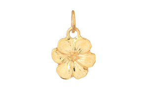 Sterling Silver Cherry Blossom Artisan Handmade Pendant, (AF-464)