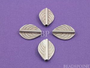 Hill Tribe Thai Silver Leaf Tube Bead, (8209-TH) - Beadspoint
