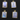 Rainbow Moonstone Faceted Rectangle Bezel, Gold Vermeil, 11x15mm (RNB002) - Beadspoint