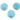 Turquoise Faceted Coin Connector, (BZCT8106) - Beadspoint