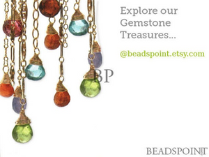 Green Chalcedony Faceted Cushion Shape Bezel Connector, (BZC7512) - Beadspoint
