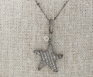 Pave Diamond Pave Starfish Charm, (DC-7089) - Beadspoint