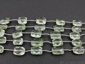 Green Amethyst Medium Micro faceted Chicklets, (GAMmedchic) - Beadspoint