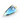 Blue Topaz Quartz Faceted Arrowhead Single Bail Bezel, (BZC9054/BTZ) - Beadspoint