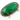 Green Onyx w/ White Sapphire, (GNX/WTZ/35x20) - Beadspoint