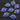 Blue Chalcedony Faceted Coin Connector, (BZC7250) - Beadspoint