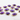 Ametyst Faceted Oval Connector, (BZC7358) - Beadspoint