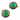 Green Onyx w/ White Sapphire,, (A-208/GNX) - Beadspoint