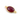Dyed Red Ruby Bezel Faceted Oval Connector,(BZCT7302) - Beadspoint