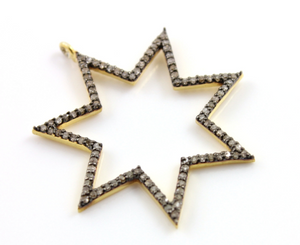 Pave Diamond Star Pendant, (DCH/CR138) - Beadspoint