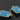 Blue Chalcedony Faceted Chicklet Bezel, (BZC7483) - Beadspoint