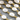 White Corrundum Faceted Oval Chain,(BC-WCD-13) - Beadspoint