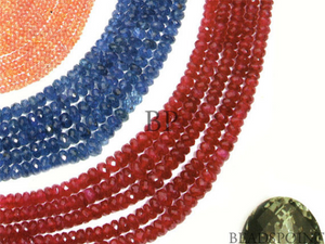 Dyed Ruby Faceted Pear Bezel, (SSBZC7313) - Beadspoint