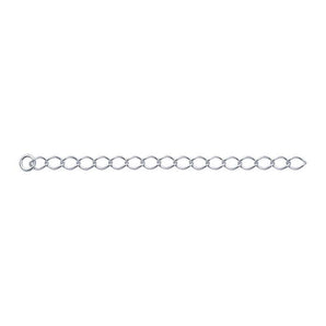 Sterling Silver Cable Chain Extender, 2 Styles, (SS-1020)