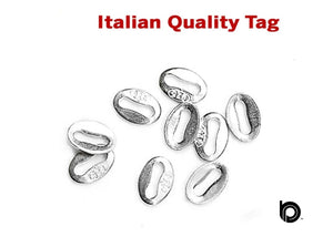 Sterling Silver Italian Quality Tag,  (SS/504)