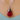 Handcrafted Ruby Gem Drop in Sterling Silver (GBD-019) - Beadspoint