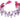 Pink Amethyst Faceted Tear Drops, 10x17 mm, Rich Color, (PAM-TR-10x17(56))