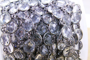 Faceted Bezel Chain, (BC-CRY-135) - Beadspoint